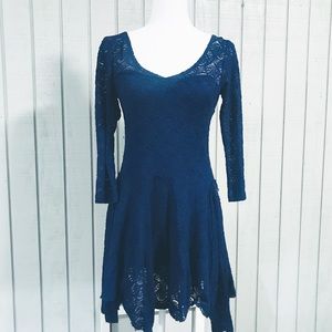 Free People Laced Mini Dress